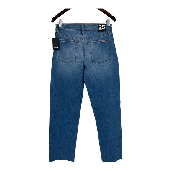 Joe's Jeans Mid Rise Boyfriend wide leg Crop w/ Raw Hem- Size 25-NWT- MSRP $189 - Picture 2 of 9